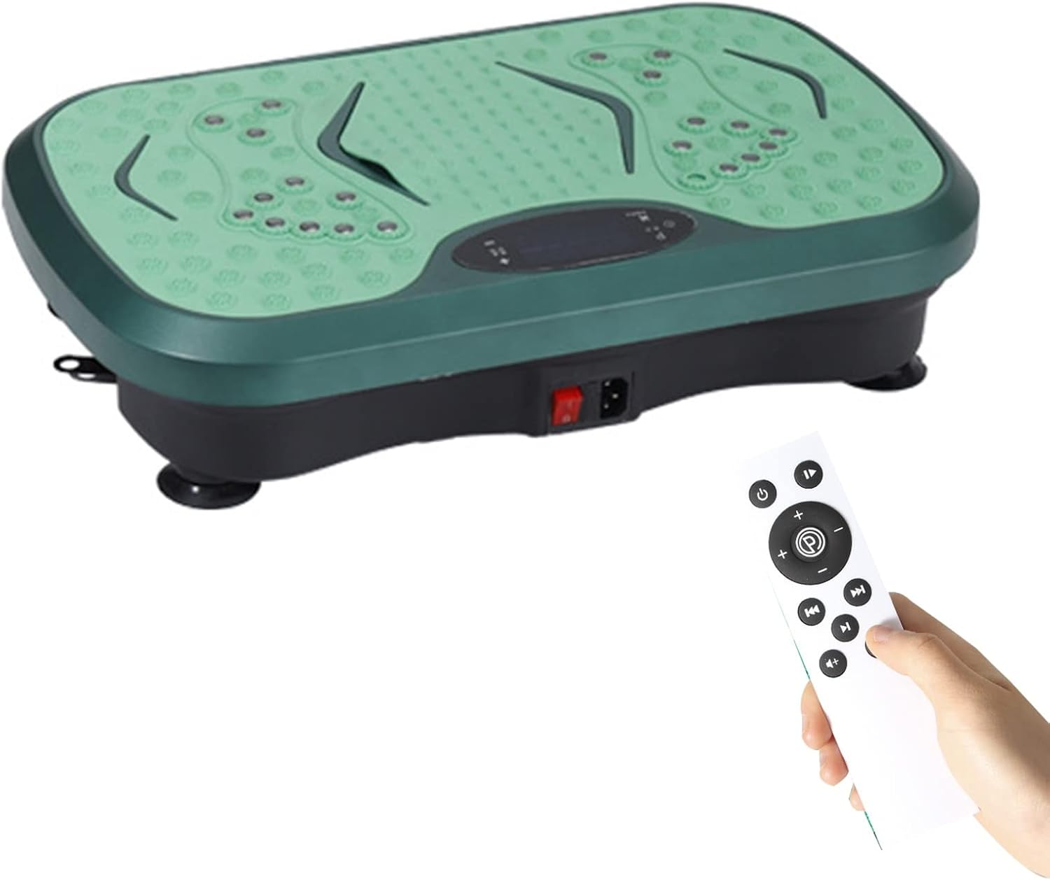 3D Vibration Plate Exercise Machine - Dual Motor Oscillation, 3D Motion Vibration Platform - Full Whole Body Vibration Machine for Home Fitness