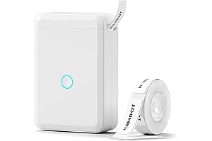 NIIMBOT D110 Label Maker Machine with Transparent Tape