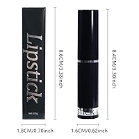 Vista 7 de Juego de lápices labiales mate rojo púrpura, lápiz labial de terciopelo para mujeres de 24 horas de larga duración impermeable, delineador