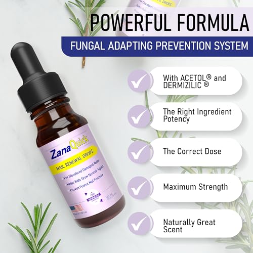 image for ZanaQuick Nail Renewal, Toenail Fungus Treatment Extra Strength Nail R