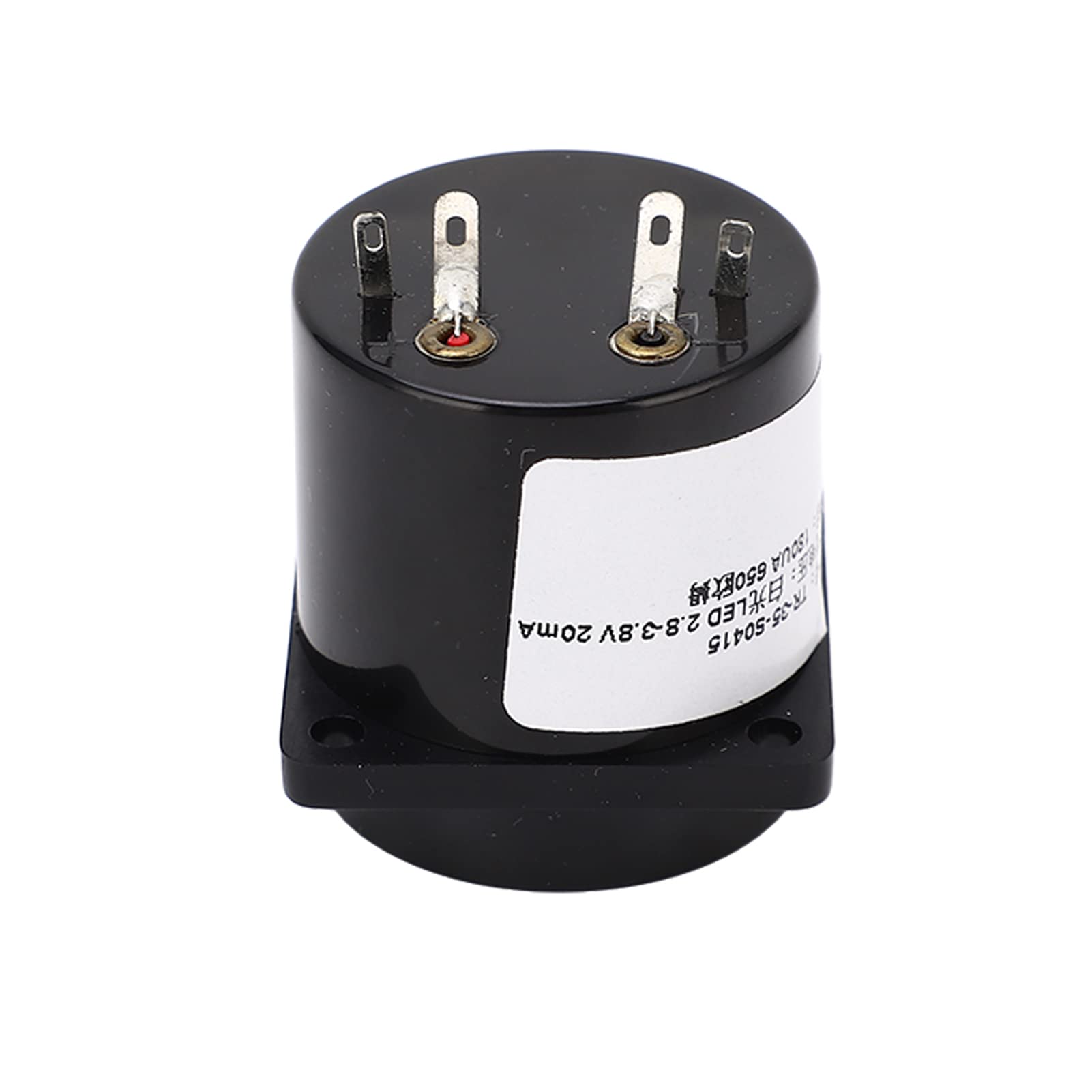 KIMISS Vu-mètre de Haute Précision avec Cadran Pointeur Jaune et Rétroéclairage LED Blanc pour Applications Audio de Panneau d'amplificateur