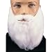 Rubie's Costume Co Beard & Mustache-8"-White Costume