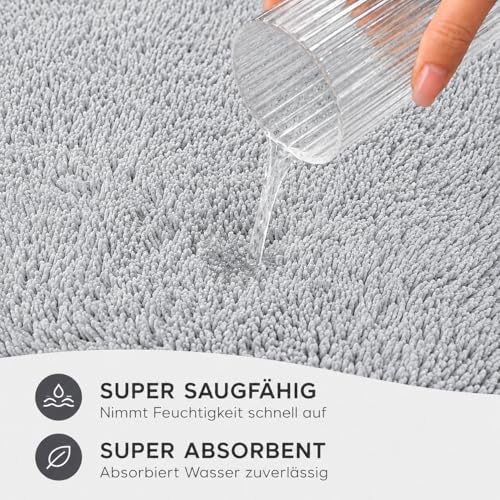Tapis de bain 100% microfibre PES de qualité supérieure 720g/m²