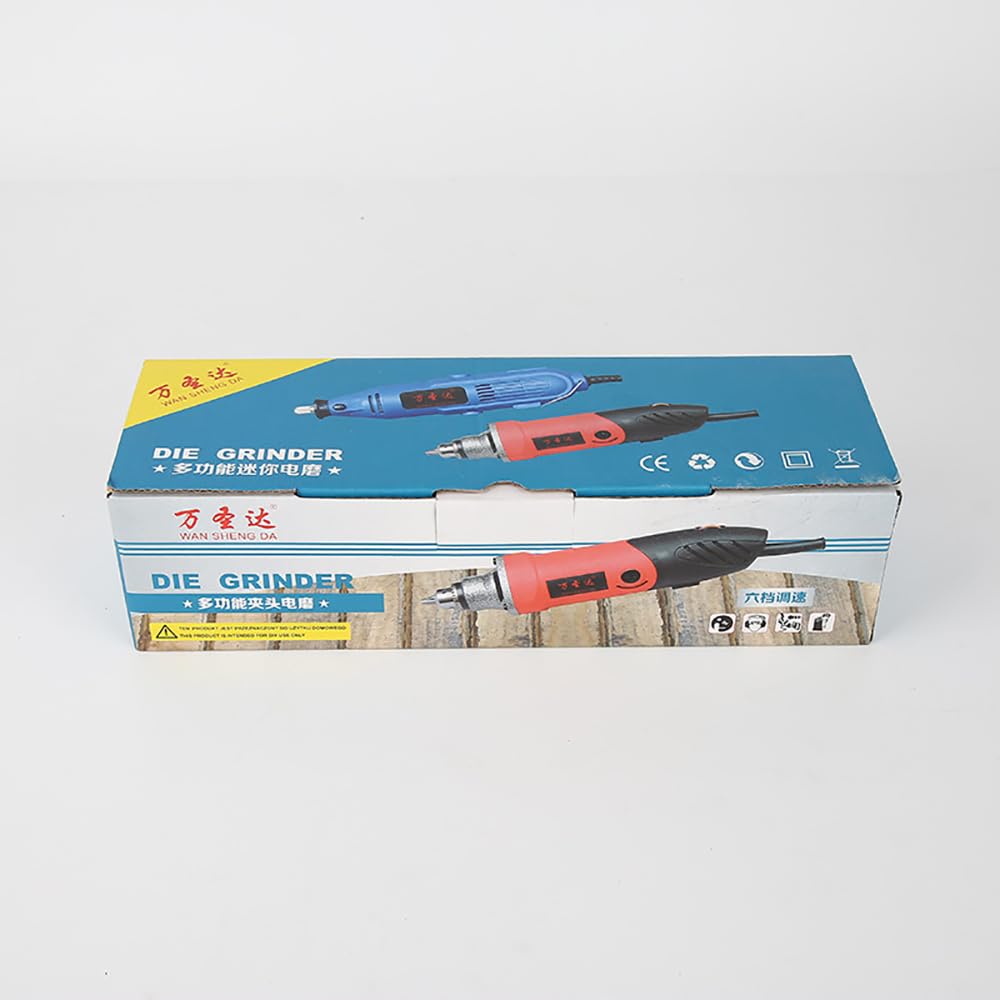 Mini Smerigliatrice Multifunzione 220V, Penna per Incisione per Rettificatrice per Trapano Elettrico a Velocità Variabile 35000Giri/min 500W 6,5MM Mandrino