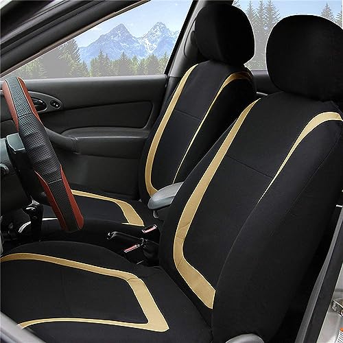 Housses de siège auto pour BMW E90 protège les sièges des taches noir beige - 5