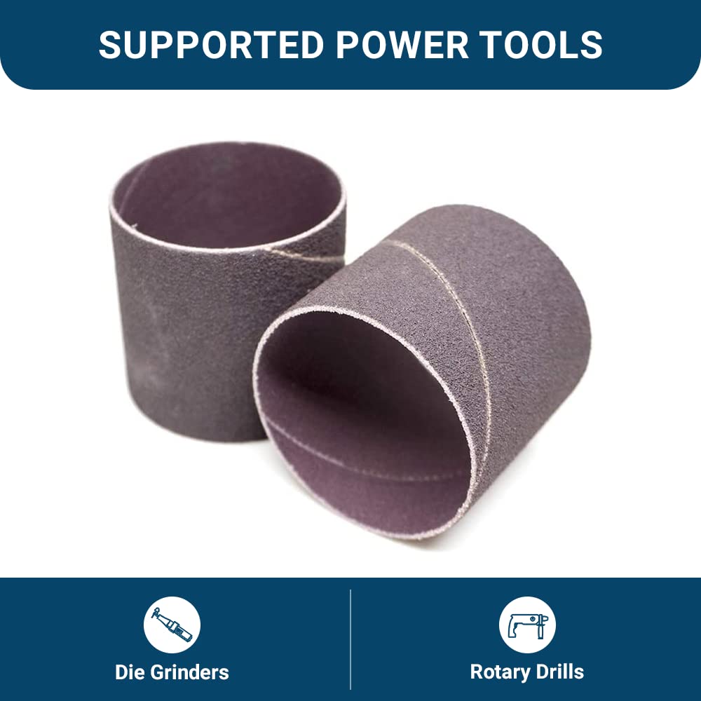 Aluminum Oxide Sanding Bands - 10 Pack for Rotary Sanders -6 Aluminum Oxide Sanding Bands - 10 Pack for Rotary Sanders -6