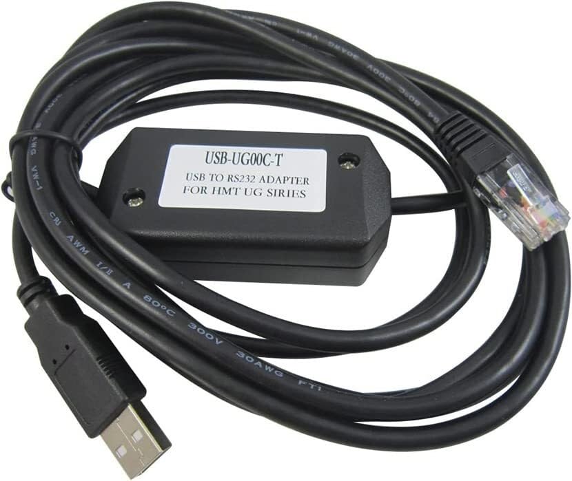 USB-UG00C-T for POD UG Series Cable de programación de pantalla táctil Conexión de datos Cable de descarga Negro (3 m)