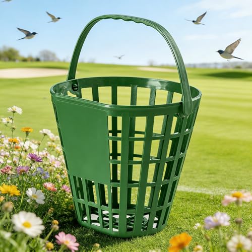 Canasta para pelotas de golf grande contenedor portátil resistente para competición 3