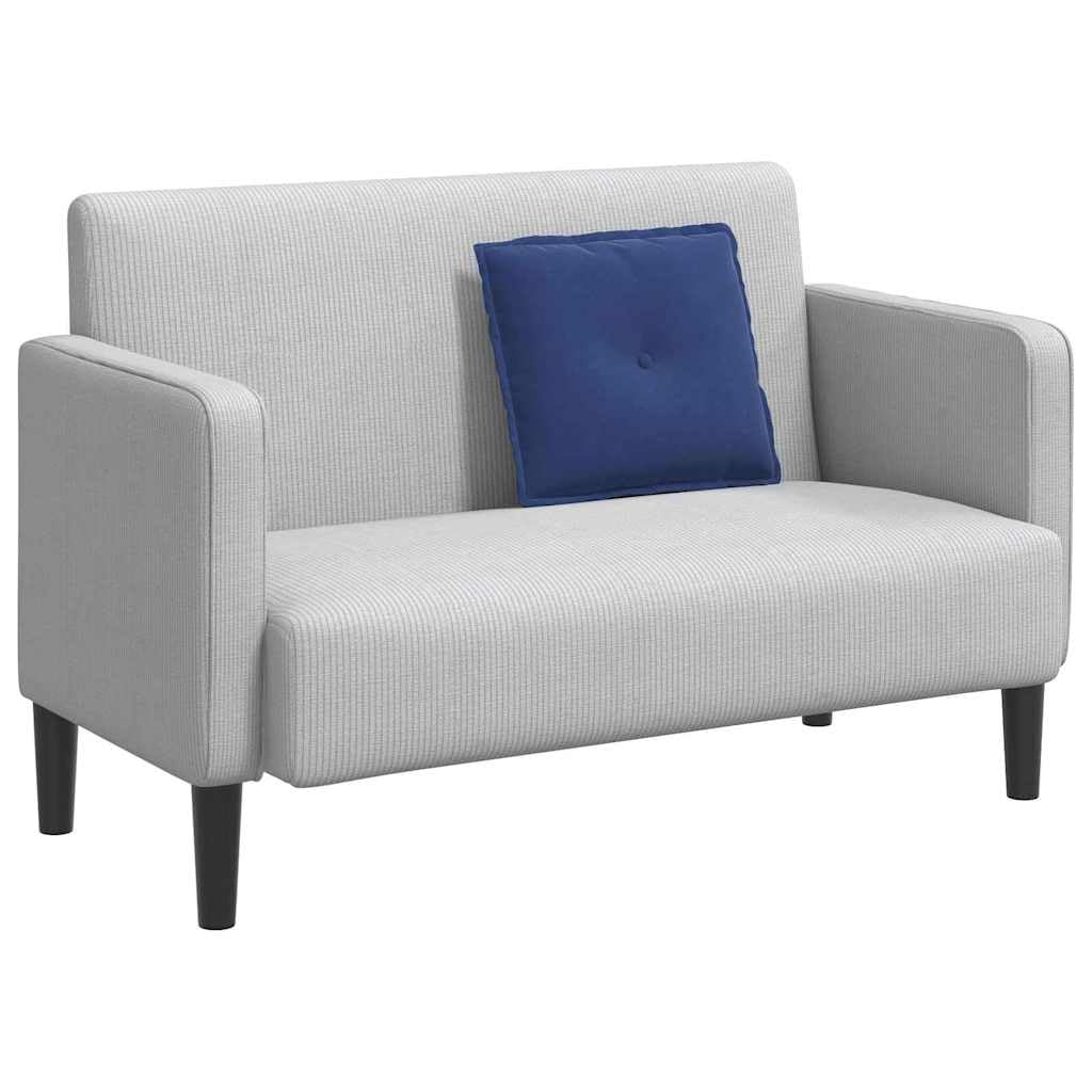 Cuscino per la schiena, blu polizia, 50 x 45 cm, tessuto a coste con imbottitura in poliestere, rivestimento rimovibile, supporto lombare ergonomico per ufficio, divano, letto e soggiorno