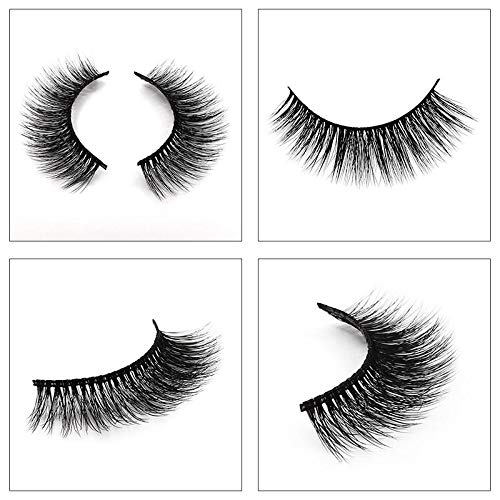 5ペア ミンク まつげ 超濃密 舞台用 化粧 ナチュラル つけまつげ ロングまつげ のエクステンション フェイクまつげ 手作り (G501)