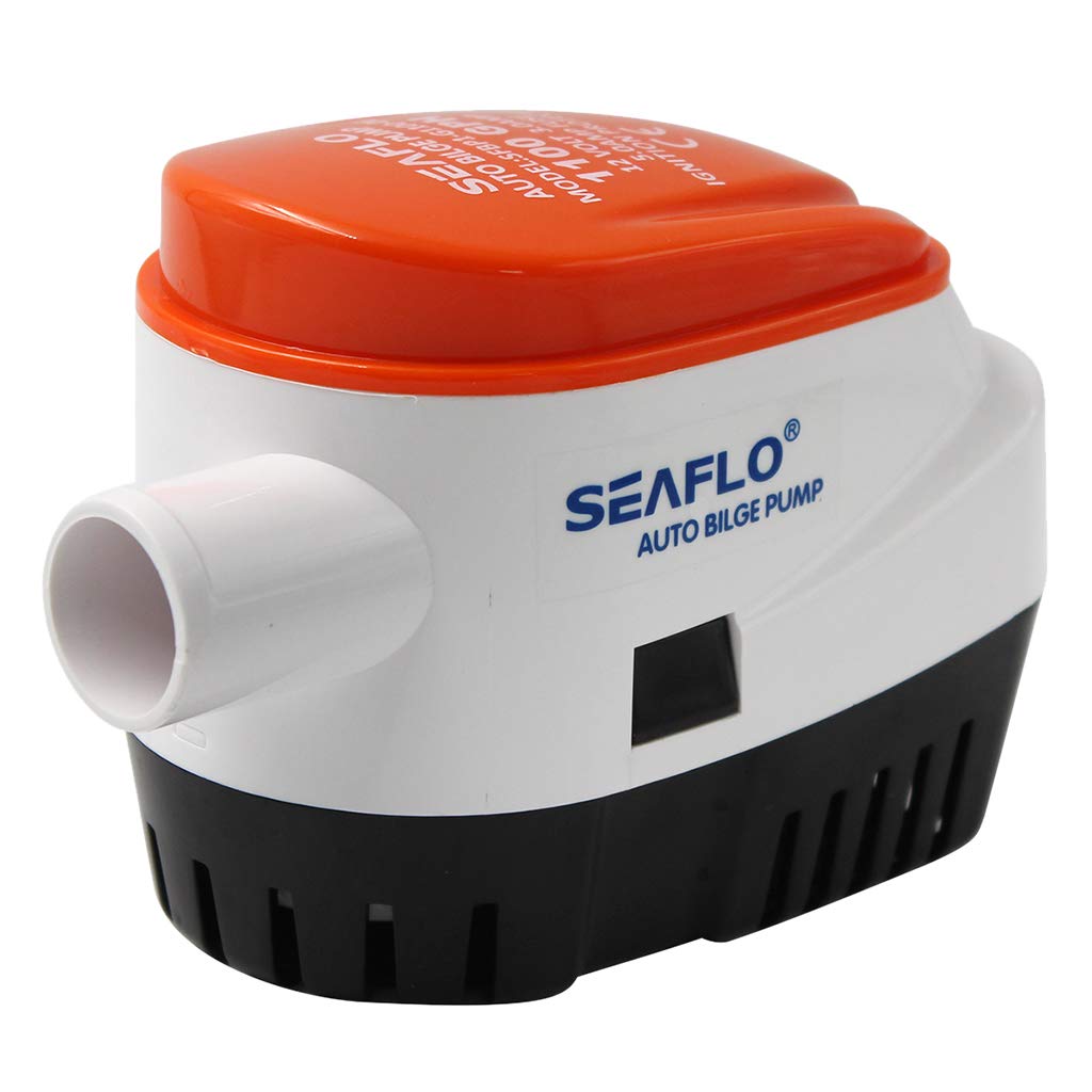 Bomba de Achique Automática B Blesiya 1100 GPH, Sumergible, Plástico, para Yates y Barcos de Pesca, 12V