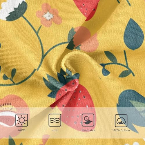 Vector Strawberry Pattern Design Boys Toddler Soft Kids Underwear Cute Children Undies3