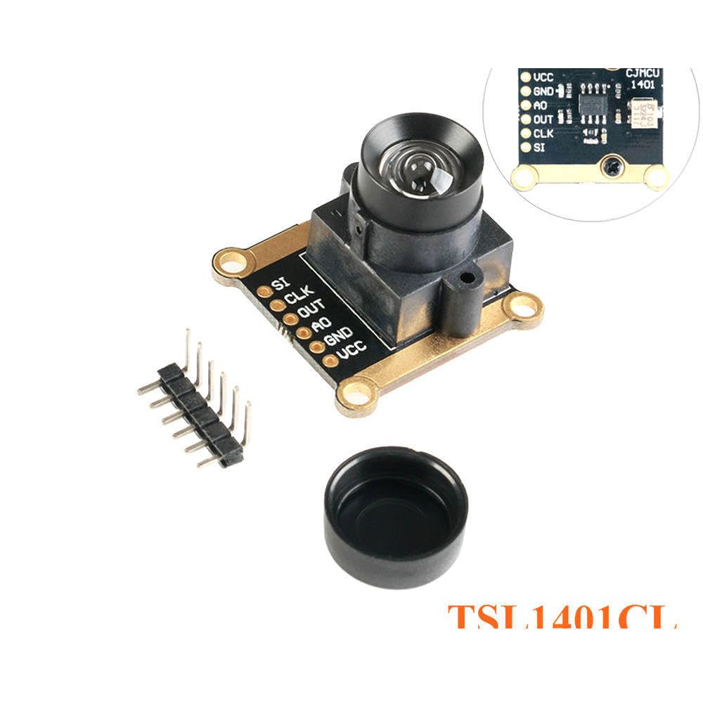 TSL1401CL Linearsensor 128X1 Linearer CCD-Kamerasensor Ultraweitwinkelobjektiv 120-Grad-Schwarzweiß-Linienverfolgungsmodul