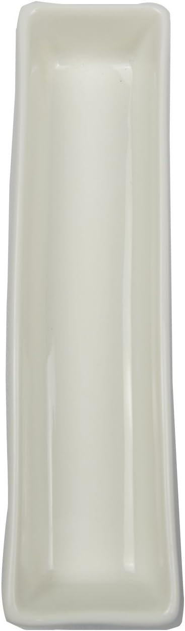 Gifttes White Ceramic Letter Dish for Table Decoration, Letter I