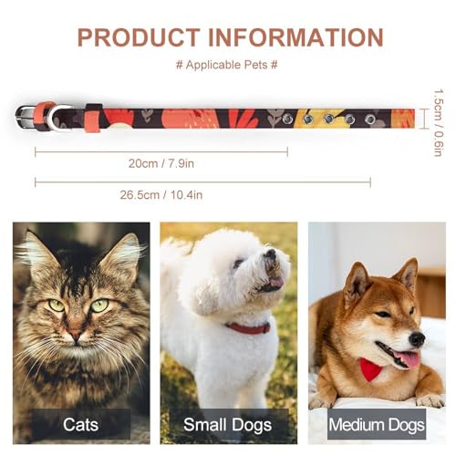 Collier pour chien mignon coq idéal pour la promenade