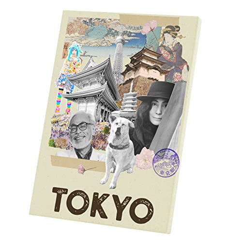 Poster Tokyo collage Japon tableau décoratif culture voyage