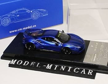 CM MODEL 1/64 LBWK Ferrari 488 フェラーリ 1/64 CM Model Ferrari 488 LBWK with Duck Wing (Cement Grey
