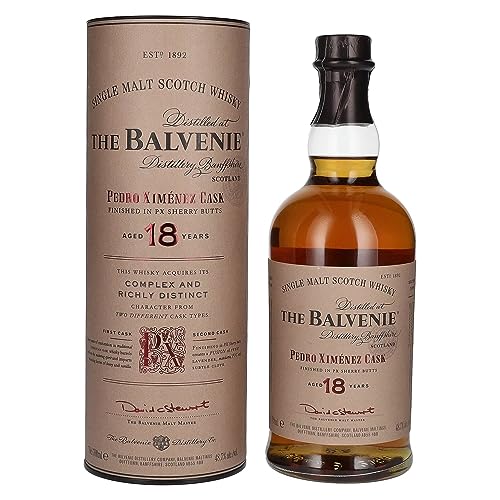 The Balvenie 18 Years Old Pedro Ximénez Cask 48,7% Vol. 0,7l in Giftbox