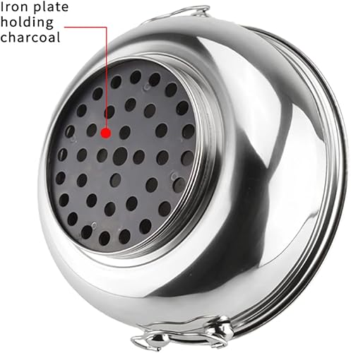 Miniatura 4 de SANQIAHOME Olla caliente de carbón chino, estufa de picnic, 2.3 litros