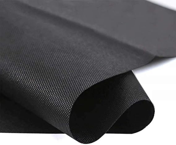 Agfabric 1.5oz 4x50ft Non Woven Weed Barrier Fabric Landscape Heavy Non-Woven Ground Cover for Gardening Mat and Raised Bed, Weed Control