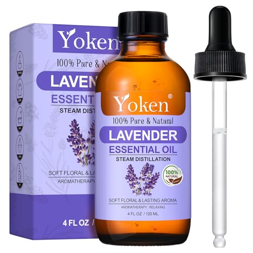 Lavender Essential Oil, 4 Fl Oz, 100% Pure and Natural, Premium G...