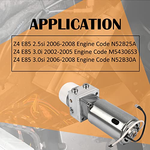 Image of 54347193448 Hydraulic Liftgate Pump Fits for 2003-2008 E85 Z4 2.0i 2.5i 3.0i 3.0si Replaces 54347119633 Convertible Top Hydraulic Roof Pump