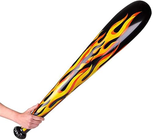 Miniatura 4 de ArtCreativity Bates de béisbol inflables de llama para niños, juego de 6, inflables duraderos de 40 pulgadas, regalos de fiesta de cumpleaños,