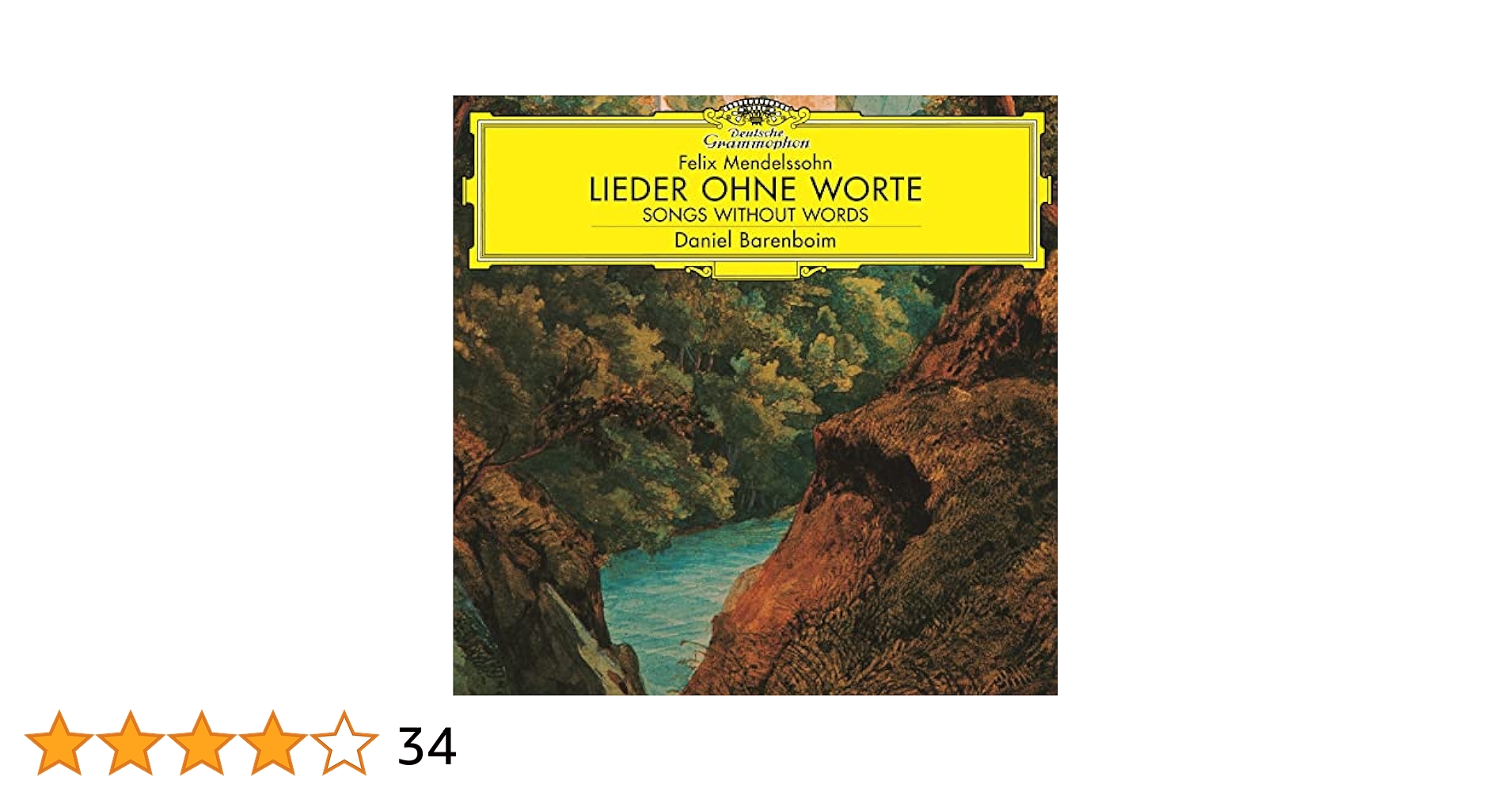 メンデルスゾーン無言歌による合唱曲集 Walter Gieseking / ワルター・ギーゼキング「Mendelssohn
