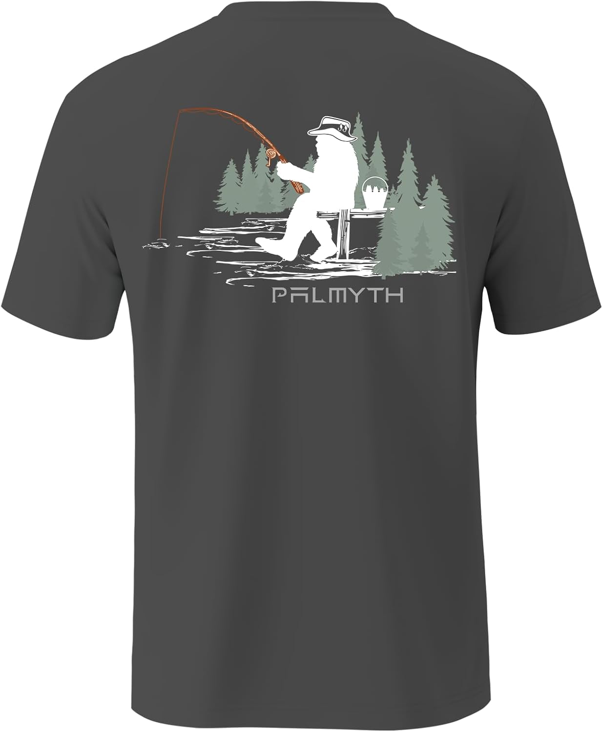 Palmyth Men's Fishing Short Sleeve UPF 50+ T-Shirt