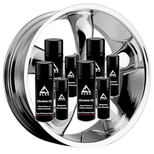 Easy Chrome Genuine Alsa FX 8 Spray Can Bundle 100 sq ft Coverage True Mirror Finish Guaranteed