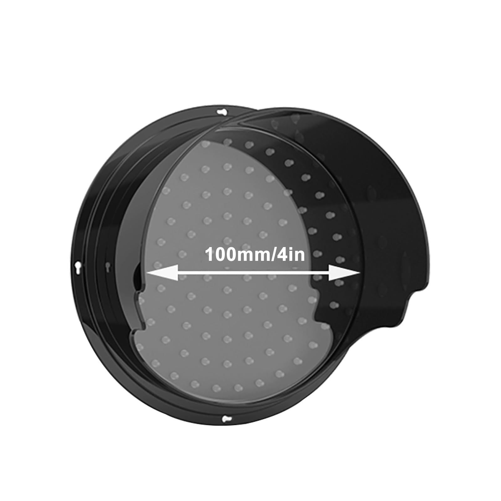 Semaforo a LED con Telecomando, Luce di Stop Rossa/Verde 2 in 1, Lampada di Segnalazione Industriale, Luce di Segnalazione del Traffico per Banchine di Carico, per Interni ed Esterni(100mm/4in)