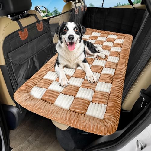 Loiion Funda Asiento Coche Perro, Cama Perro Grande, Estera Perros Antideslizante, Fácil de Limpiar, Resistente a los Arañazos y Cómodo, 127×62.5cm