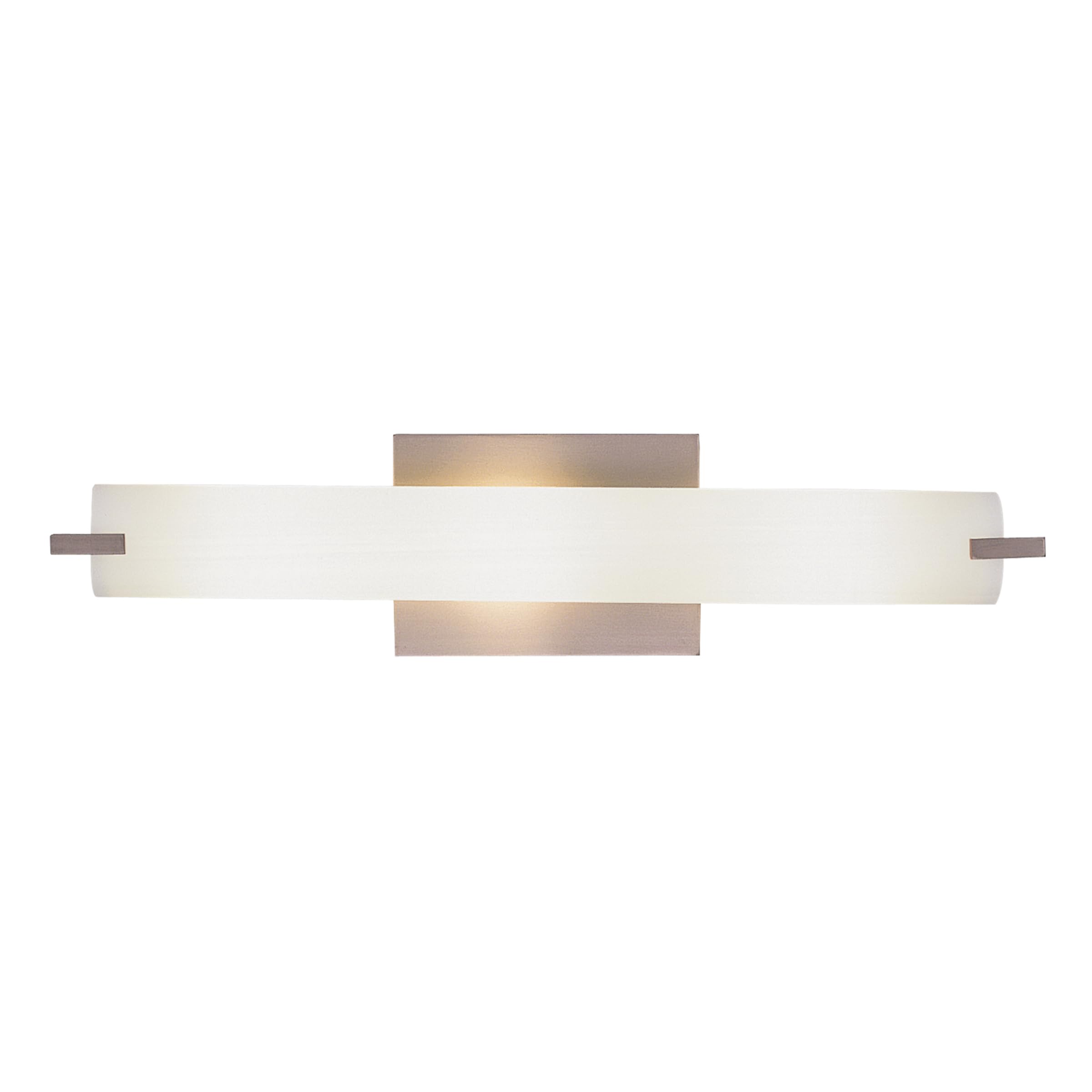 GEORGE KOVACS P5044-084 Tube Wall Sconce, 3-Light, 180 Total Watts, 4.75-in H x 20.5-in W, Brushed Nickel
