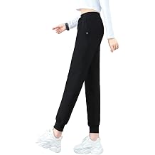 Women's Lightweight Jogging Travel Casual Outdoor Track Running with Zipper Pocket Hiking Pants