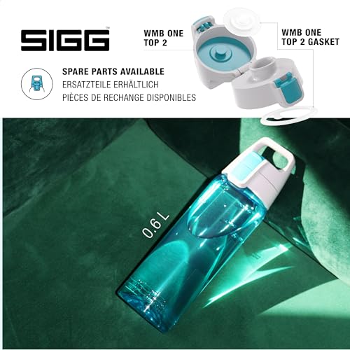 SIGG - Tritan Trinkflasche - Total Color Clear ONE Aqua 1 L – Ansicht 4