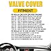 MILIPARTS Engine Valve Cover Compatible with Nissan Murano Teana X-trail Primera Liberty Wingroad Bassara Serena Presage GT-R 1999-2020 OE 132648H300 132648H301 132648H302 132648H303