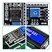 hiBCTR 5 Pieces LCD1602 LCD Display Module 16X2 Character Row Blue Backlight LCD Module PCF8574T PCF8574 IIC I2C for Raspberry Pi STM32 DIY