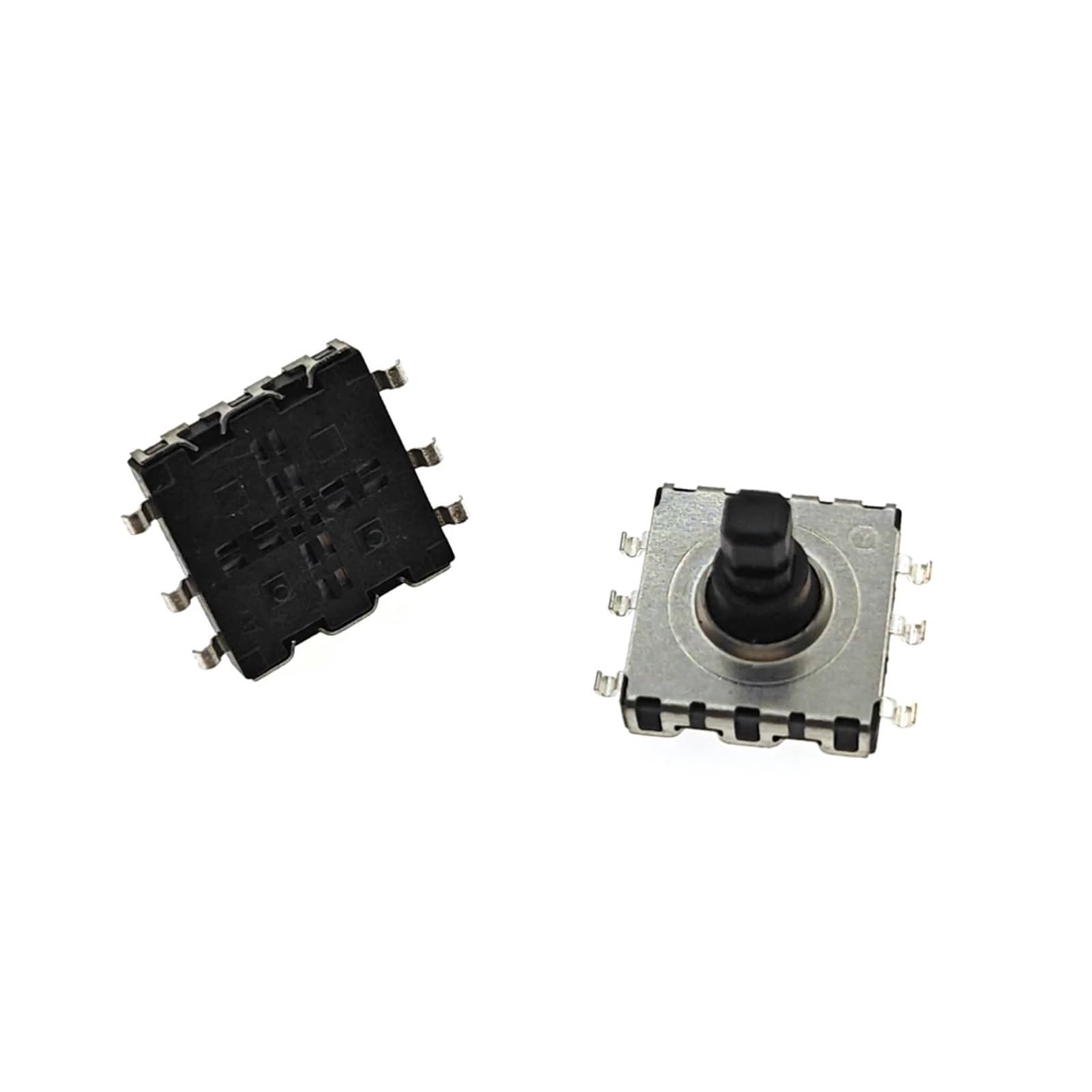 10 interruptores de cinco vías SMD de 10 x 10 x 9 mm, multidireccionales, con botón de reinicio táctil, multifunción, 10 x 10 x 9 mm.