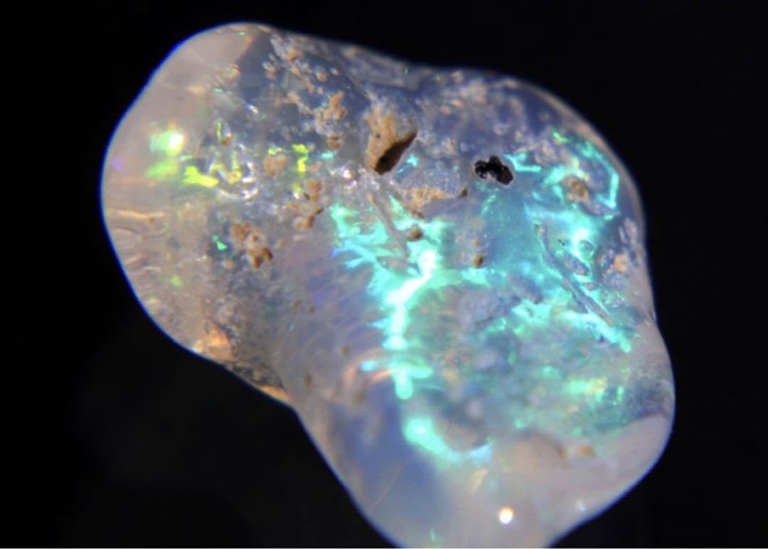 Amazon.co.jp: 天然 ファイアーオパール原石 大粒 きれいな遊色