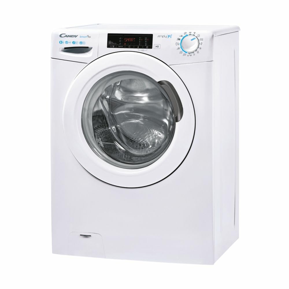 Candy Smart Pro CSO 1485TW4/1-S Lavatrice da 8 kg, 1400 giri, Vapore [Classe energetica B]