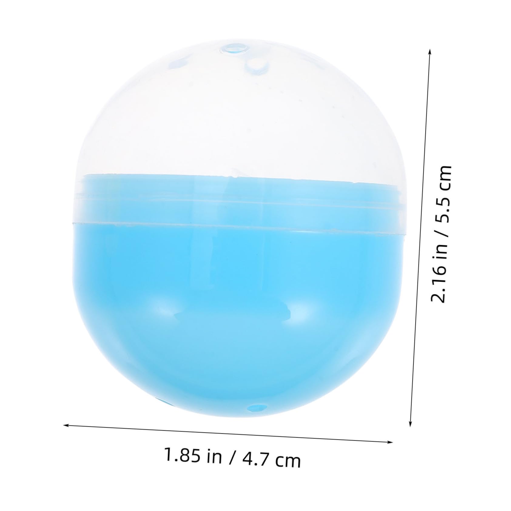 Happyyami 50pcs Shell Pastel Ball Pit Balls for Boys and Girls Pen Balls Plastic Prize Containers Twist Open Design Surprise Prize Capsules