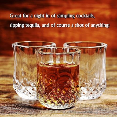 Image of WRINGO Shot Glass for Espressos, Spirits & Liquors,Whiskey, Vodka Shot, Tequila Shot, Wine Tasting, Cocktail Pour, Bar Accessory & Home Decor Parties Glasses Set of 6 (WR-04)