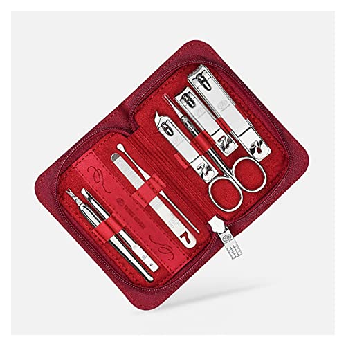 Nail Clipper Set Maniküre Set 8 in 1 Edelstahl Pediküre Kit Professionelle Nagelschnipser Nagelpflegewerkzeuge Pflegekit…