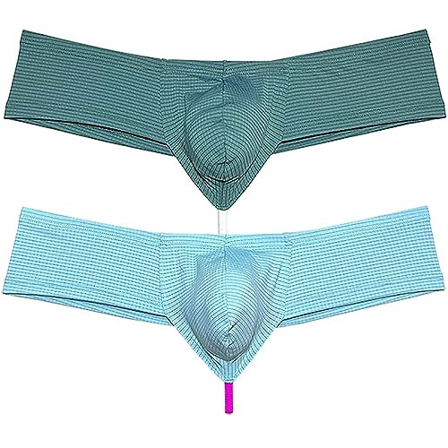 Men's Spandex Enhance Pouch Underwear Breathable Thong Boxers Hipster Boyshorts String Crotch Underpants Ultra High-Cut