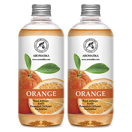 Recharges Orange 50 ml de qualité supérieure - Huile essentielle naturelle pure