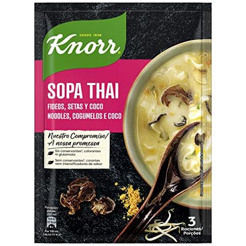 Knorr Sopa Deshidratada Thai 69g Cover