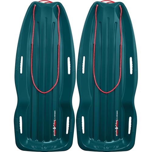 Retrospec Retrorider Plastic Snow Sled for Kids and Adults -