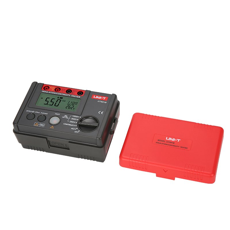 UNI-T UT501B Serie UT500 Probador de Resistencia de Aislamiento, 250V/500V/1000V, 1mA