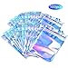 100 Pieces Resealable Smell Proof Bag 4x6 Various Size Mylar Bags Ziplock Bags Flat Clear Ziplock Storage Bags Holographic Rainbow Color