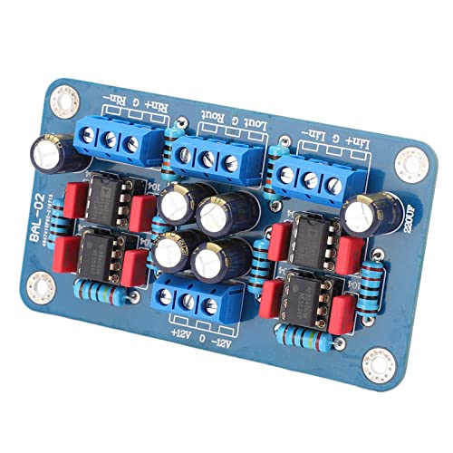 Balanced to Unbalanced Preamplifier Board Single Ended Output Preamplifier Board for Amplifier Retrofit